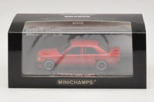 Mercedes Brabus 3.6S 190E W201 Red Minichamps 1:43 437032600 Diecast - image 5 of 5