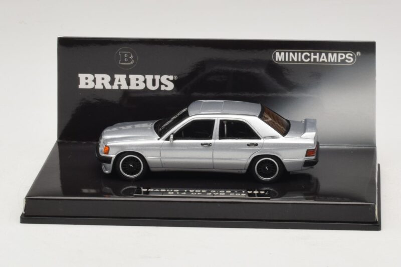 Mercedes Brabus 3.6S 190E W201 Silver Minichamps 1:43 Mercedes Brabus 3.6S 190E W201 Silver Minichamps 1:43 437032604 Diecast
