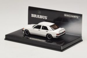 Mercedes Brabus 3.6S 190E W201 White Minichamps 1:43 437032602 Diecast - image 3 of 5