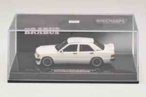 Mercedes Brabus 3.6S 190E W201 White Minichamps 1:43 437032602 Diecast - image 4 of 5