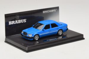 Mercedes Brabus 6.5 500E W124 Blue Minichamps 1:43 437032502 Diecast - image 2 of 5