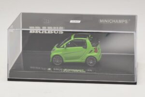 Mercedes Brabus Ultimate 120 Cabriolet Green Minichamps 1:43 437032731 Diecast - image 4 of 5