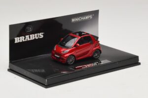 Mercedes Brabus Ultimate 120 Cabriolet Red Minichamps 1:43 437032730 Diecast - image 2 of 5