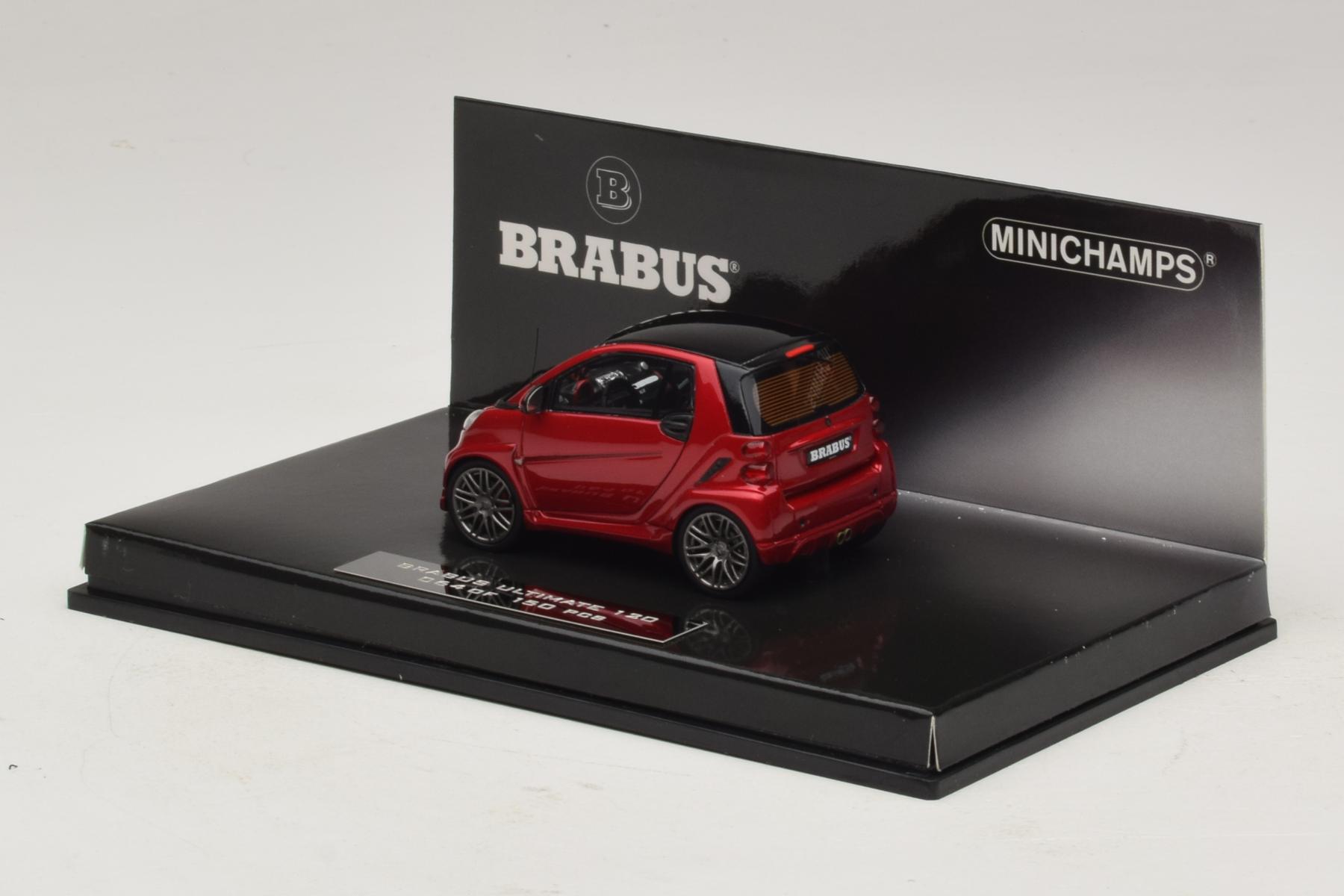 MINICHAMPS スマートBRABUS 451 999PC ミニカー Minichamps Brabus Ultimate 120 1:43 Red Model