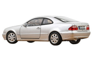 Mercedes CLK C208 Brilliant Silver Norev 1:18 183335 Diecast - image 3 of 3