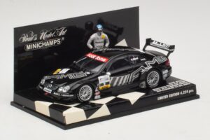 Mercedes CLK DTM #2 J. Alesi First DTM Podium Finish Hockenheim 2002 Minichamps 1:43 400023292 Diecast - image 2 of 4