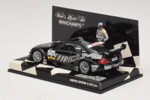 Mercedes CLK DTM #2 J. Alesi First DTM Podium Finish Hockenheim 2002 Minichamps 1:43 400023292 Diecast - image 3 of 4