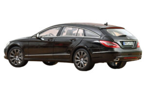 Mercedes CLS Shooting Brake X218 Obsidian Black Metallic Norev 1:18 183944 Diecast - image 3 of 3