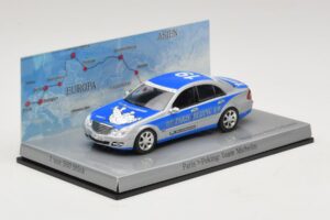 Mercedes E-Class #19 Team Michelin Rally Paris-Peking 2007 Minichamps 1:43 B66962269 Diecast - image 2 of 5