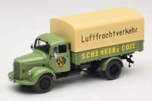 Mercedes L 3500 Flatbed Truck Schenker Minichamps 1:43 439350028 Diecast