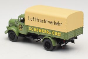 Mercedes L 3500 Flatbed Truck Schenker Minichamps 1:43 439350028 Diecast - image 5 of 6