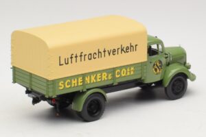 Mercedes L 3500 Flatbed Truck Schenker Minichamps 1:43 439350028 Diecast - image 2 of 6