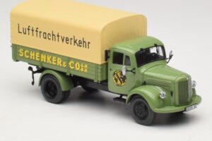 Mercedes L 3500 Flatbed Truck Schenker Minichamps 1:43 439350028 Diecast - image 4 of 6