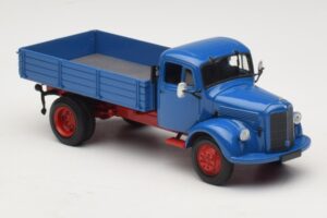 Mercedes L 3500 Tipper Truck Blue Red Minichamps 1:43 439350004 Diecast - image 4 of 6