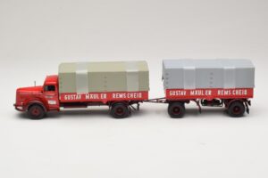 Mercedes L315 Pritschenzug Gustav Mauler Minichamps 1:43 499034720 Diecast - image 3 of 6