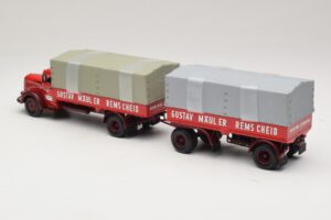 Mercedes L315 Pritschenzug Gustav Mauler Minichamps 1:43 499034720 Diecast - image 5 of 6