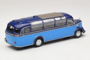 Mercedes O 3500 Bus Light Blue Dark Blue Minichamps 1:43 439360011 Diecast - image 2 of 6