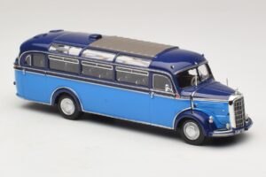 Mercedes O 3500 Bus Light Blue Dark Blue Minichamps 1:43 439360011 Diecast - image 4 of 6