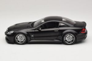 Mercedes SL65 AMG R230 Black Series Matt Black Minichamps 1:18 100038121 Diecast - image 4 of 8