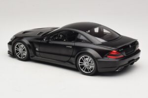 Mercedes SL65 AMG R230 Black Series Matt Black Minichamps 1:18 100038121 Diecast - image 7 of 8