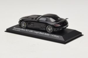 Mercedes SLS AMG C197 Black Series Black Metallic Minichamps 1:43 437033020 Diecast - image 3 of 4