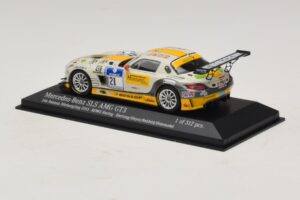 Mercedes SLS AMG GT3 #21 Rowe Racing Hartung / Heyer Nurburgring 24 Hours 2013 Minichamps 1:43 410133221 Diecast - image 3 of 4
