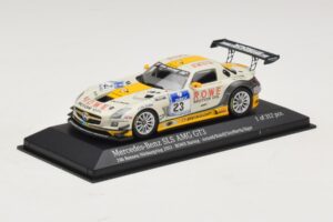 Mercedes SLS AMG GT3 #23 Rowe Racing Arnold / Roloff Nurburgring 24 Hours 2013 Minichamps 1:43 410133223 Diecast - image 2 of 4