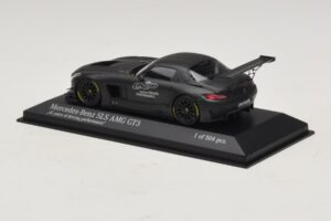 Mercedes SLS AMG GT3 45 Years of Driving Performance Black Minichamps 1:43 410133200 Diecast - image 3 of 4