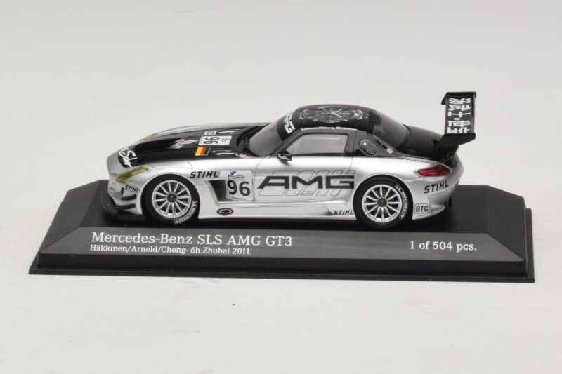 Mercedes SLS AMG GT3 #96 M. Hakkinen / R. Arnold 6 Hours of Zhuhai 2011 Minichamps 1:43 410113296 Diecast