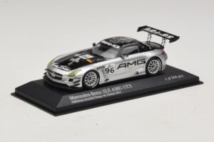 Mercedes SLS AMG GT3 #96 M. Hakkinen / R. Arnold 6 Hours of Zhuhai 2011 Minichamps 1:43 410113296 Diecast - image 2 of 4
