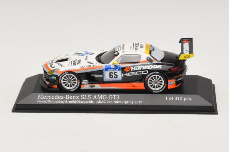 Mercedes SLS AMG GT3 #65 Hankook 24 Hours of Nurburgring 2012 Minichamps 1:43 437123265 Diecast