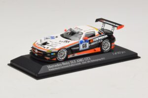 Mercedes SLS AMG GT3 #66 Hankook C. Frankenhout / Simonsen 24 Hours of Nurburgring 2012 Minichamps 1:43 437123266 Diecast - image 2 of 4