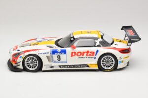 Mercedes SLS AMG GT3 #9 B. Schneider / J. Bleekemolen Black Falcon 24 Hours of Nurburgring Winner 2013 Minichamps 1:18 151133 - image 3 of 6