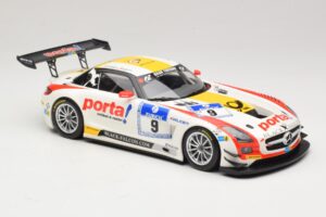 Mercedes SLS AMG GT3 #9 B. Schneider / J. Bleekemolen Black Falcon 24 Hours of Nurburgring Winner 2013 Minichamps 1:18 151133 - image 4 of 6