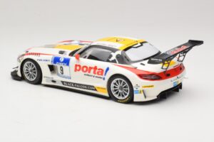 Mercedes SLS AMG GT3 #9 B. Schneider / J. Bleekemolen Black Falcon 24 Hours of Nurburgring Winner 2013 Minichamps 1:18 151133 - image 5 of 6
