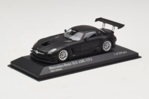 Mercedes SLS AMG GT3 Matt Black Minichamps 1:43 410113200 Diecast - image 2 of 4
