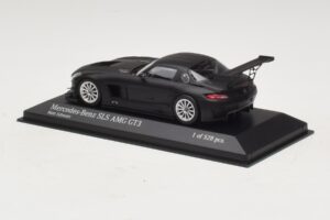 Mercedes SLS AMG GT3 Matt Black Minichamps 1:43 410113200 Diecast - image 3 of 4