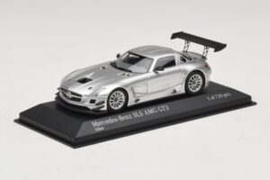 Mercedes SLS AMG GT3 Silver Minichamps 1:43 410113202 Diecast - image 2 of 4