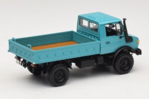 Mercedes Unimog 1300 L Flatbed Truck Blue Minichamps 1:43 439033020 Diecast - image 2 of 6