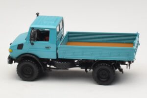Mercedes Unimog 1300 L Flatbed Truck Blue Minichamps 1:43 439033020 Diecast - image 3 of 6