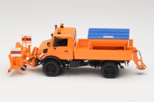 Mercedes Unimog 1300 L Snowplow Orange Minichamps 1:43 439033060 Diecast - image 3 of 6