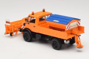 Mercedes Unimog 1300 L Snowplow Orange Minichamps 1:43 439033060 Diecast - image 5 of 6