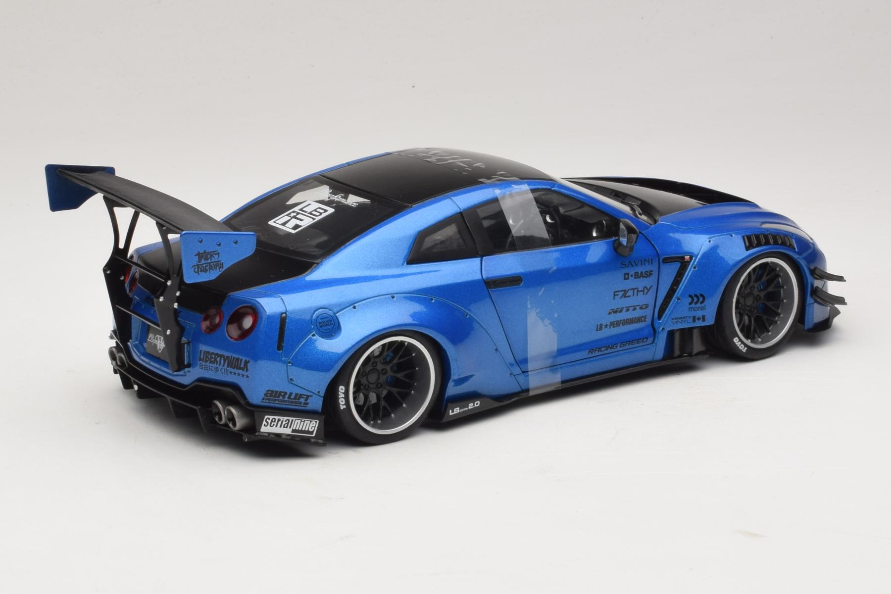 Solido Nissan GT-R R35 Liberty Walk 1:18 Diecast Model