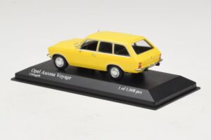 Opel Ascona A Voyage Yellow Minichamps 1:43 400045811 Diecast - image 3 of 4