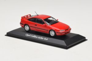 Opel Calibra Turbo 4x4 Red Maxichamps 1:43 940045721 Diecast - image 3 of 4