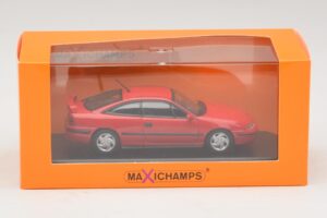 Opel Calibra Turbo 4x4 Red Maxichamps 1:43 940045721 Diecast - image 4 of 4