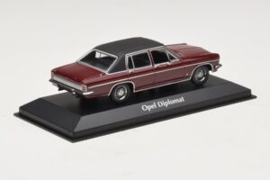 Opel Diplomat B Dark Red Maxichamps 1:43 940046071 Diecast - image 2 of 4