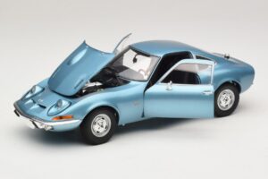 Opel GT Blue Metallic Minichamps 1:18 180049030 Diecast - image 2 of 8