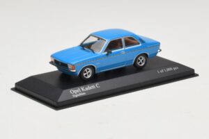 Opel Kadett C Blue Minichamps 1:43 400048101 Diecast - image 2 of 4