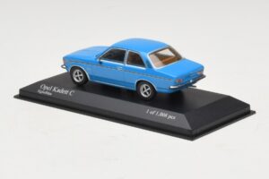 Opel Kadett C Blue Minichamps 1:43 400048101 Diecast - image 3 of 4